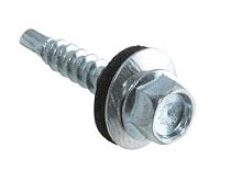 Саморез кровельный с буром 5,5х19 оцинкованный (1 шт) картинка